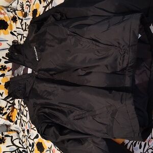 Men's Columbia fleece-lined rain jacket